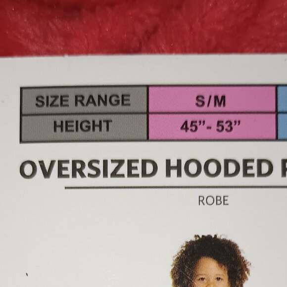 NEW Kids The Nightmare Before Christmas Oversized Hooded Pullover Robe Size S/M - Picture 10 of 10